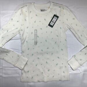 ALPINE DESIGN ' WOMENS ' PEAK WAFFLE LONG SLEEVE ' ALPINE SNOW ' SIZE SMALL